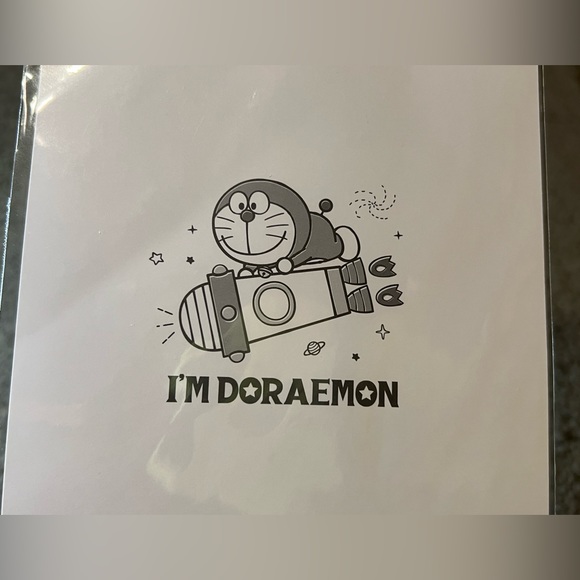 I’m Doraemon Gold Foil Large Sticker Sheet Japan Exclusive Kawaii Anime Gadget - Picture 8 of 9